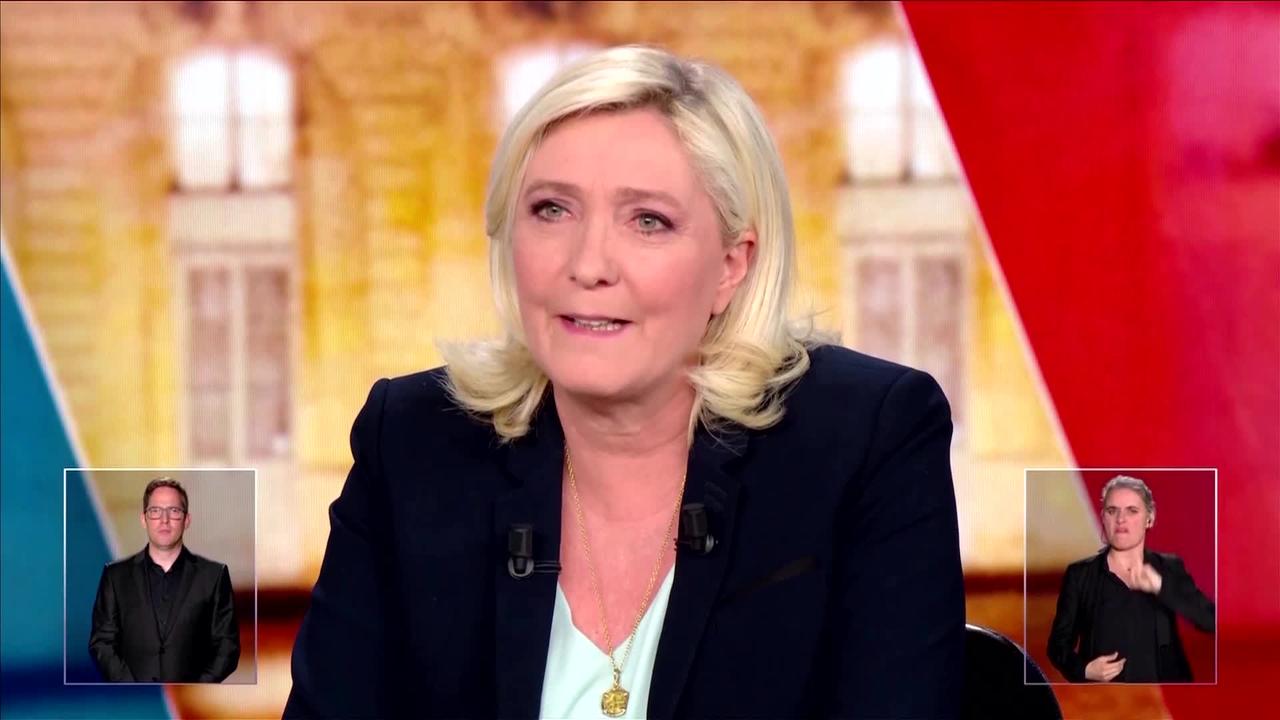 Macron, Le Pen clash on Russia, EU in TV debate