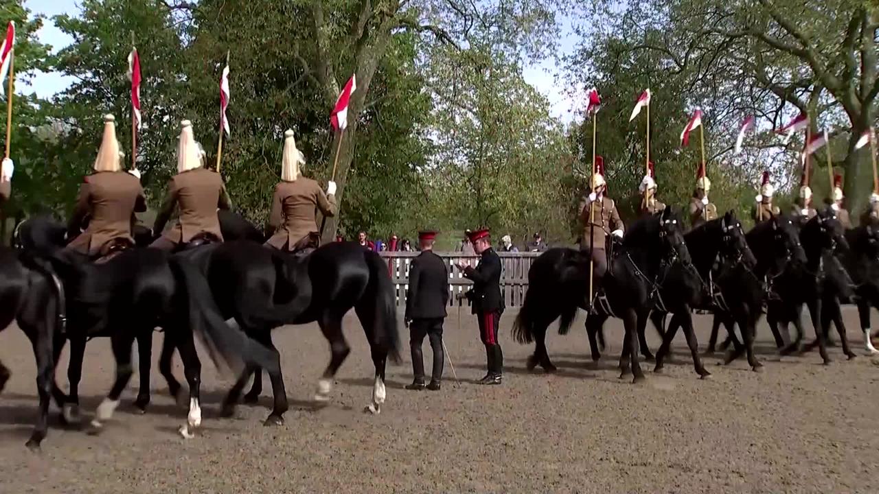 Meet the Troopers rehearsing for the Queen's Jubilee