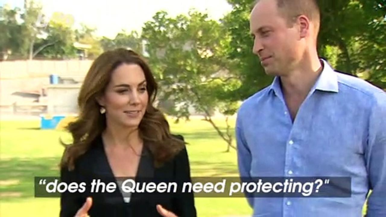 Prince William and Kate Dodge Sensitive Question Regarding Harry’s Comments on Protecting the Queen