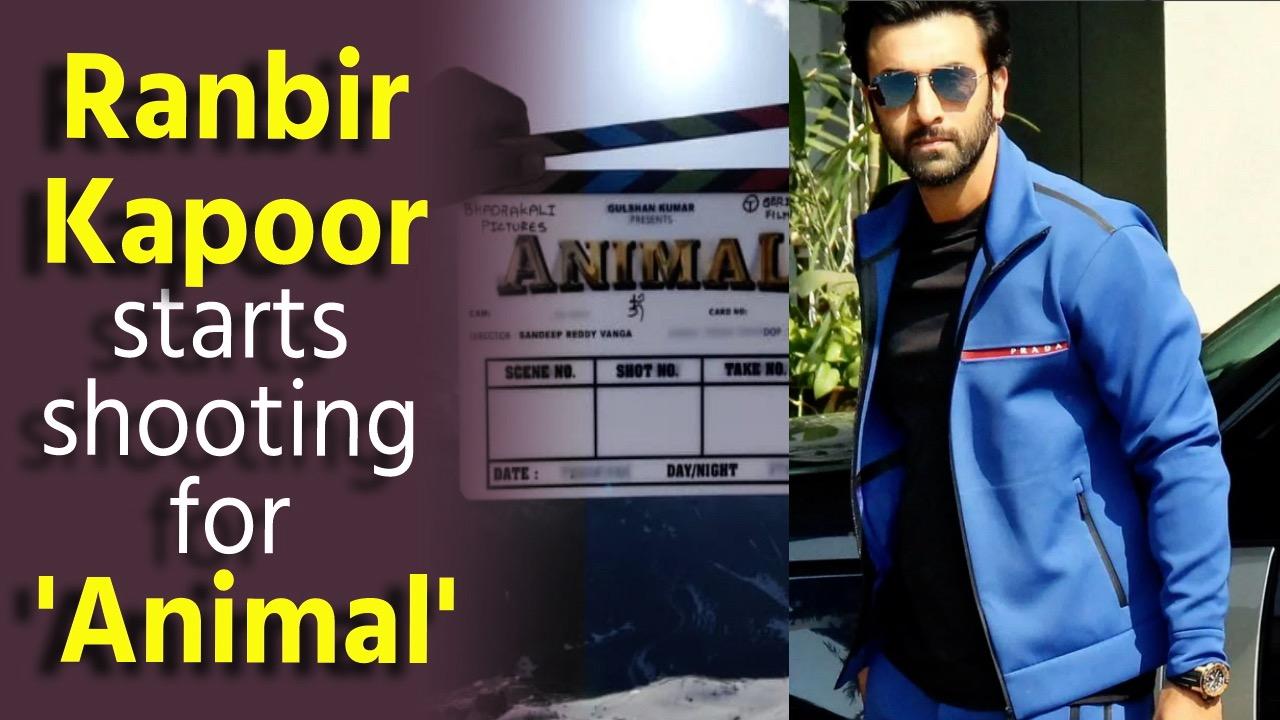 Ranbir Kapoor starts shooting for 'Animal'