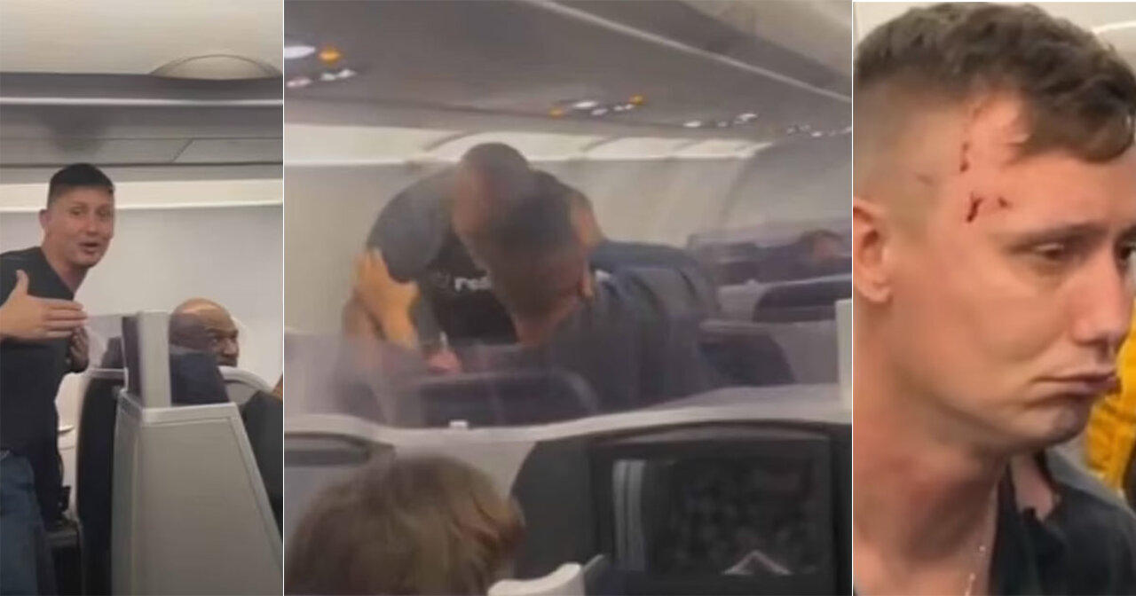 Mike Tyson Punches Idiot On A Plane