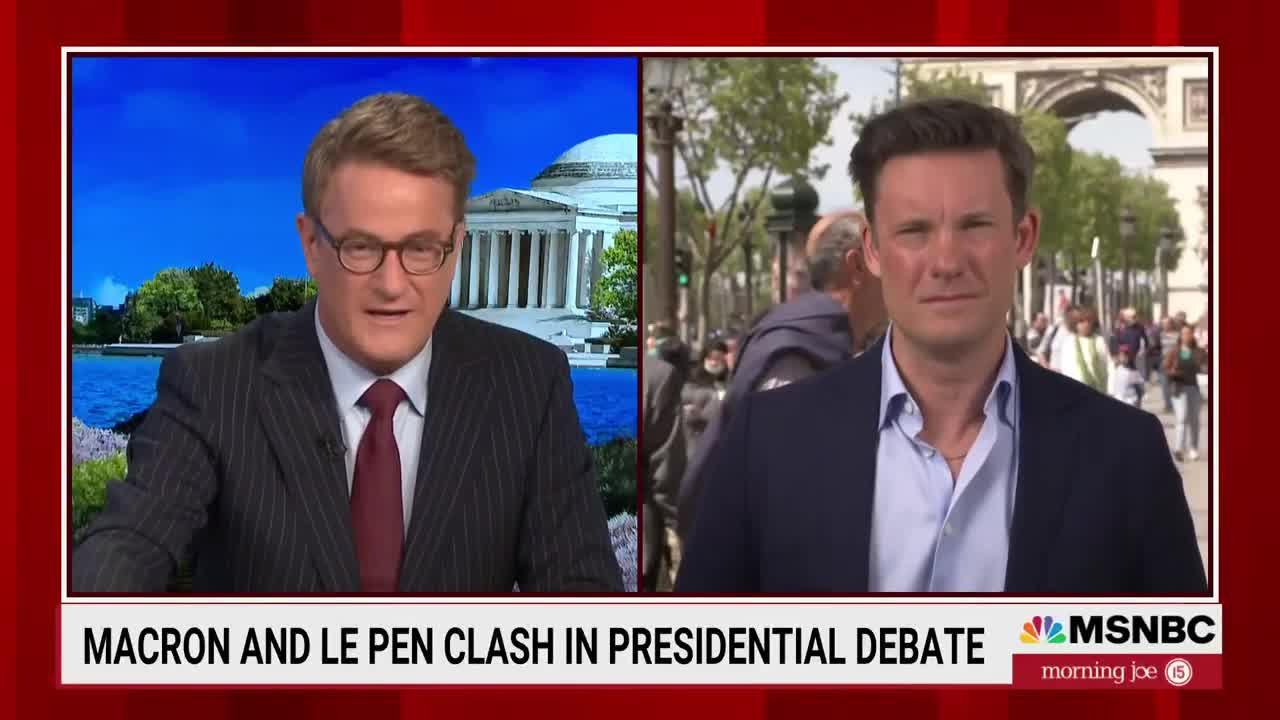 Macron And Le Pen Go Head-To-Head In Presidential Debate