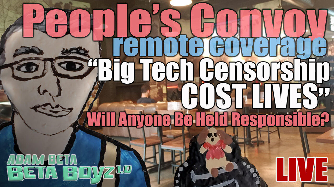 Lib2Liberty April 22nd AM "Big Tech Censorship COST LIVES. WHO PAYS?!" People's Convoy Remote
