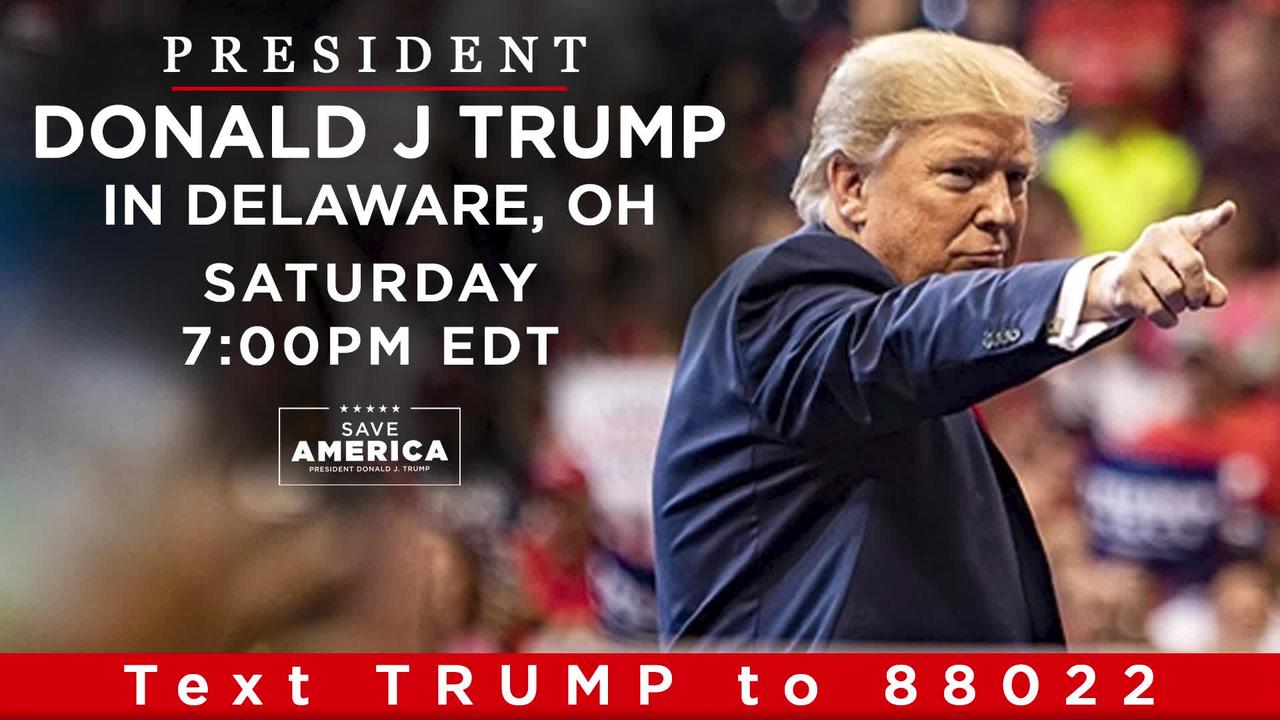 LIVE: President Donald J. Trump in Delaware, OH