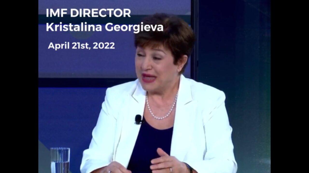 IMF Director Kristalina Georgieva: We are acting like 8-year-olds playing soccer chasing the ball