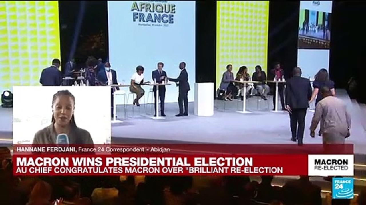 African Union congratulates Macron on 'his brilliant re-election'