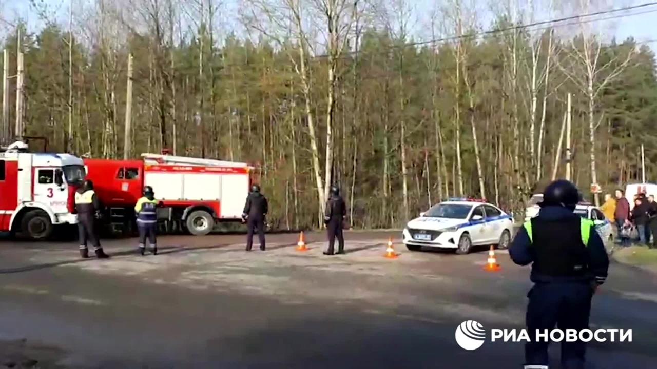 Fire at oil depot in Russia's Bryansk, near Ukraine