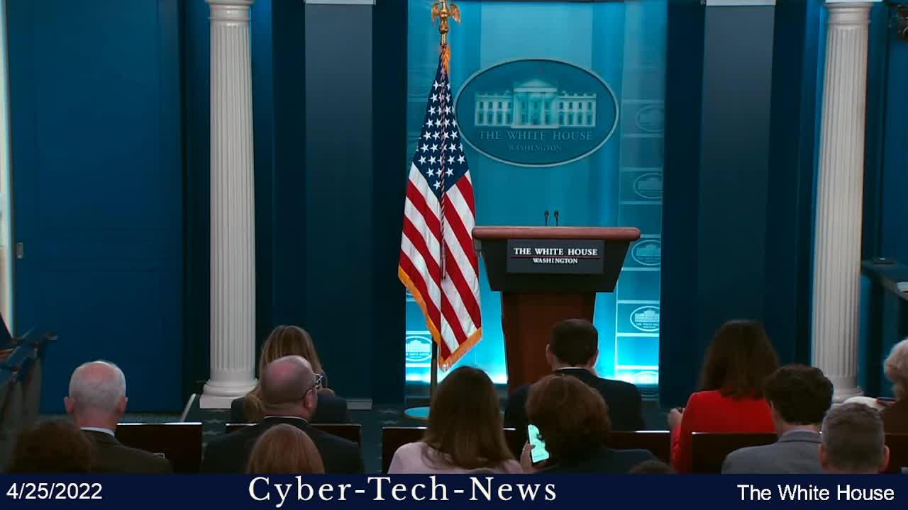 Jen Psaki the Press Secretary @ the White House, 4/25/2022