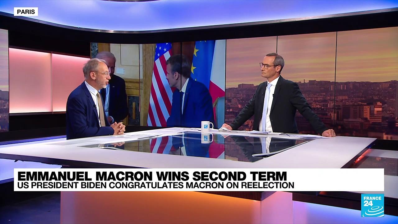 Biden congratulates Macron after first call doesn't get through