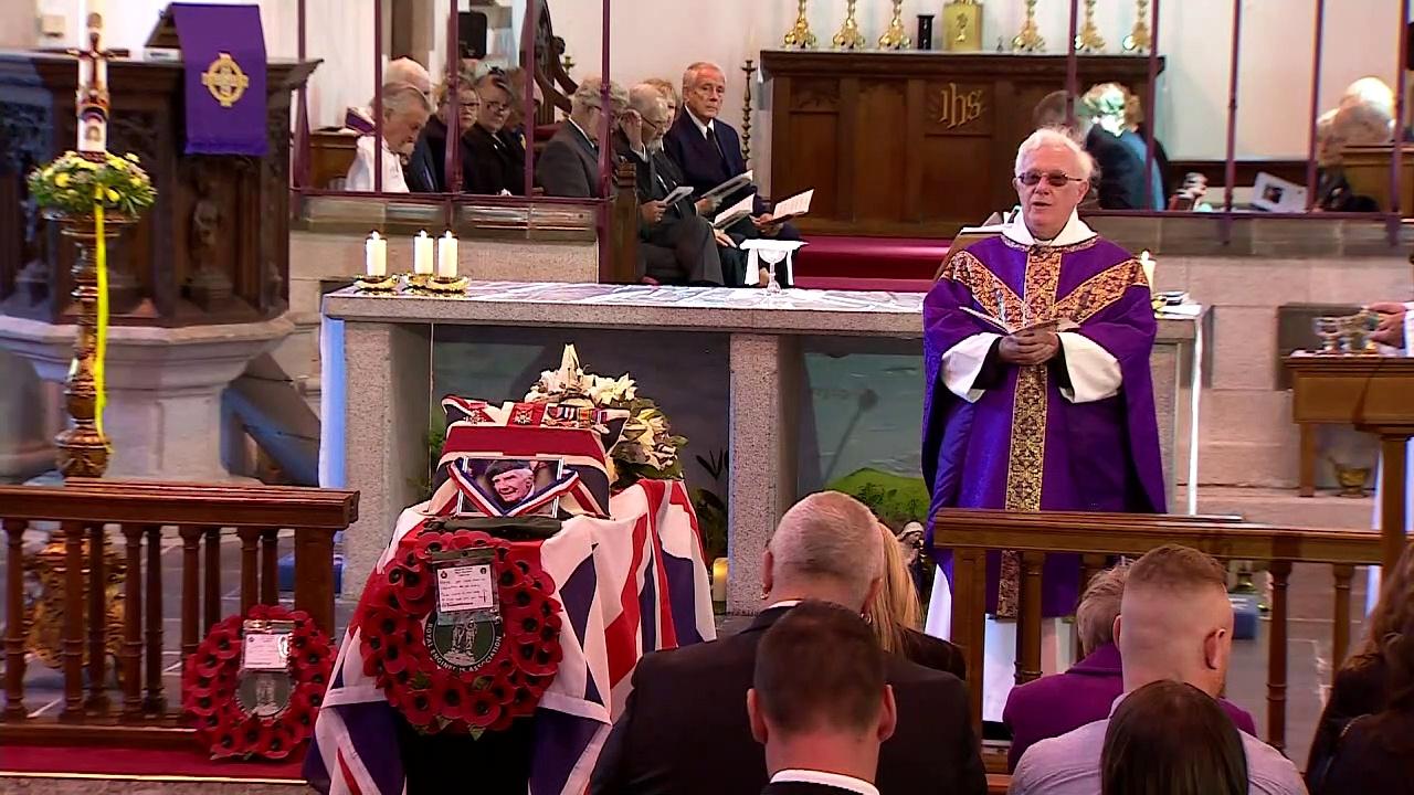 D-Day veteran funeral was held in Cornwall