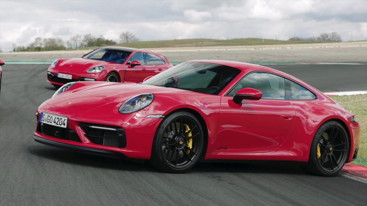 The Porsche GTS model family Design in Carmine Red