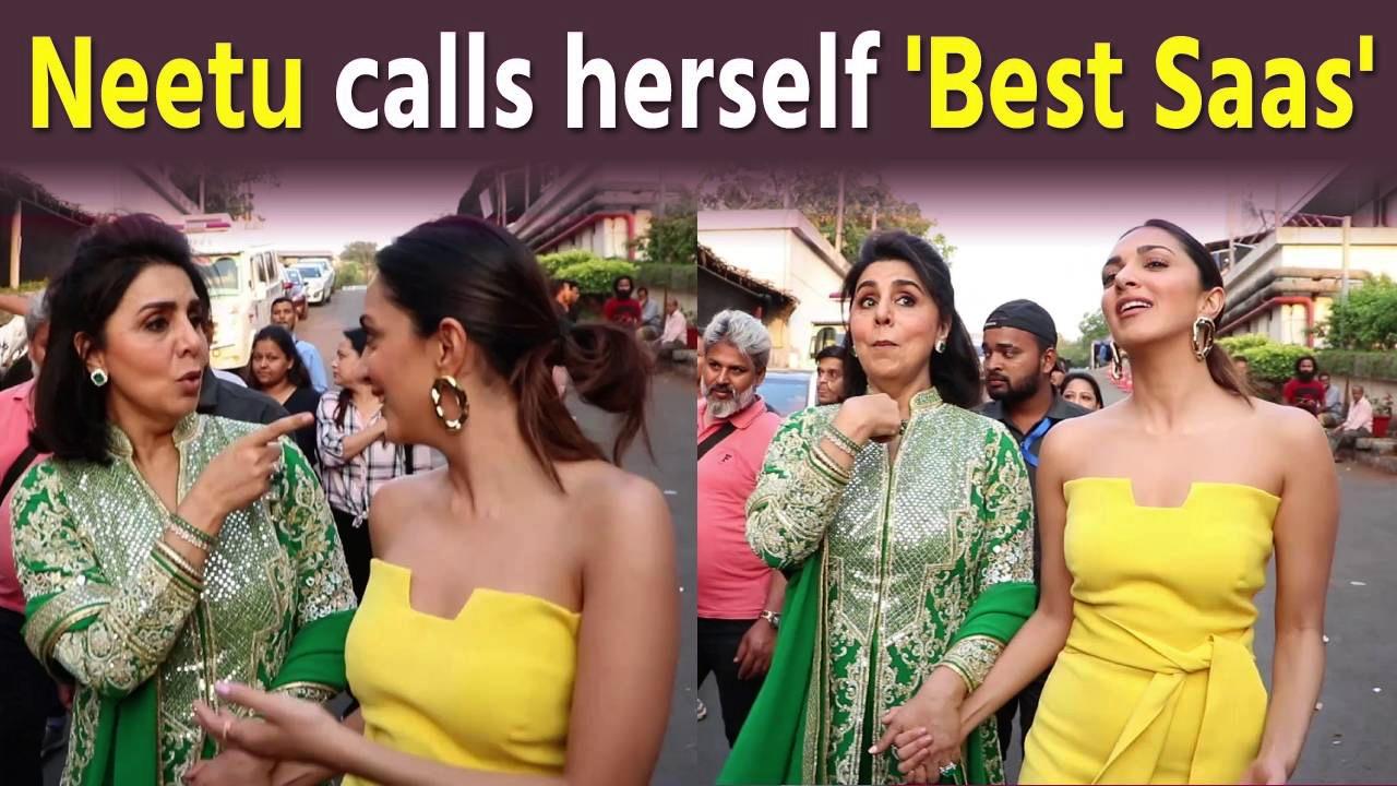 Neetu Kapoor calls herself 'Best saas'