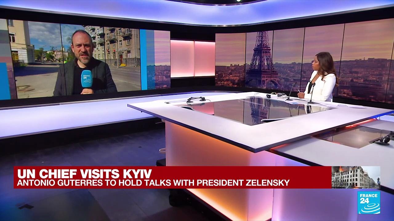 UN Chief Guterres in Ukraine, to hold talks with president Zelensky
