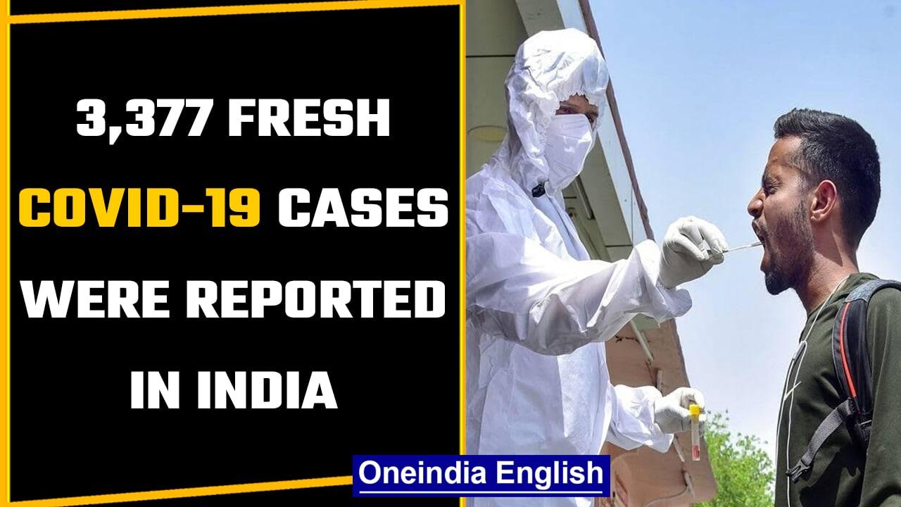 Covid-19 Update: India records 3,377 fresh cases in the last 24 hours | Oneindia News