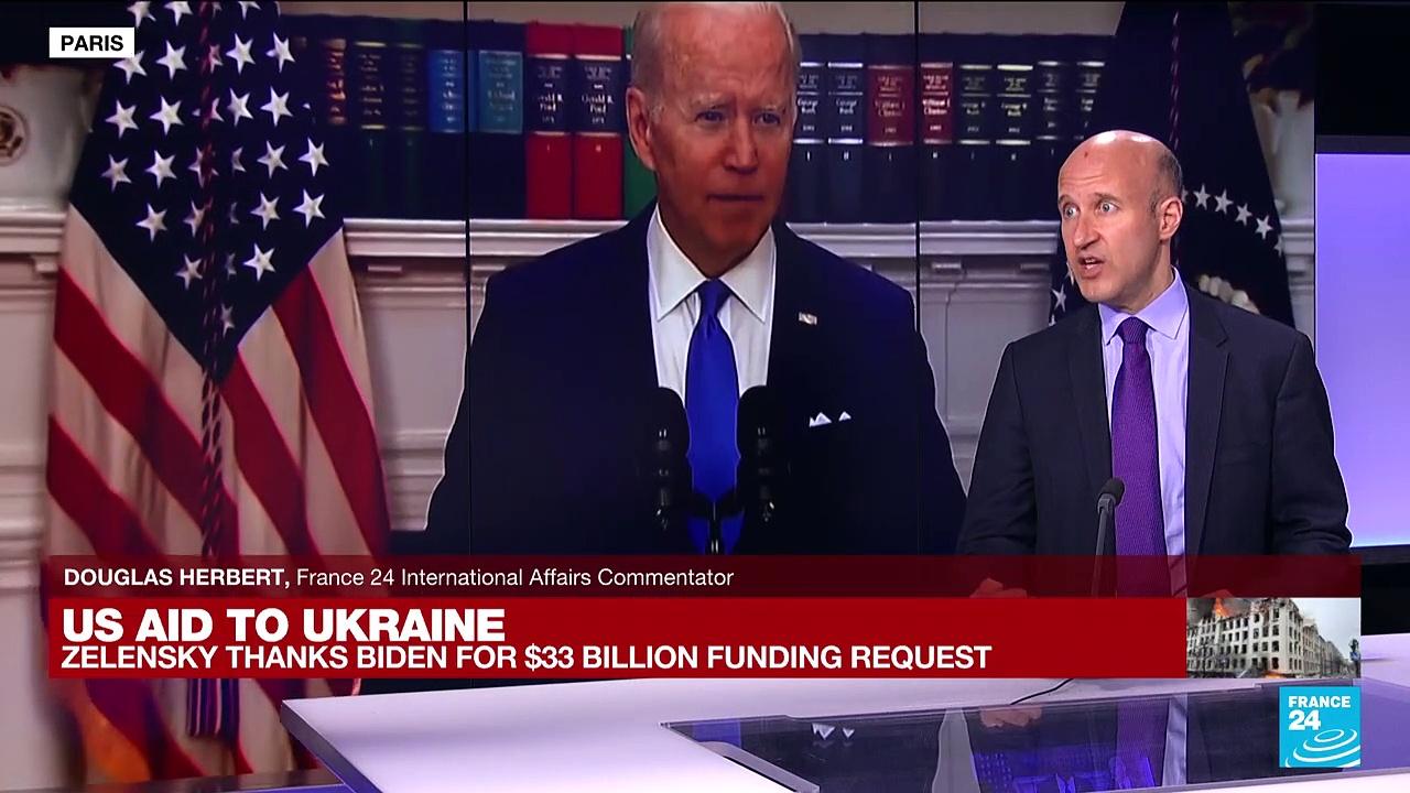Zelensky thanks Biden for $33 billion funding request