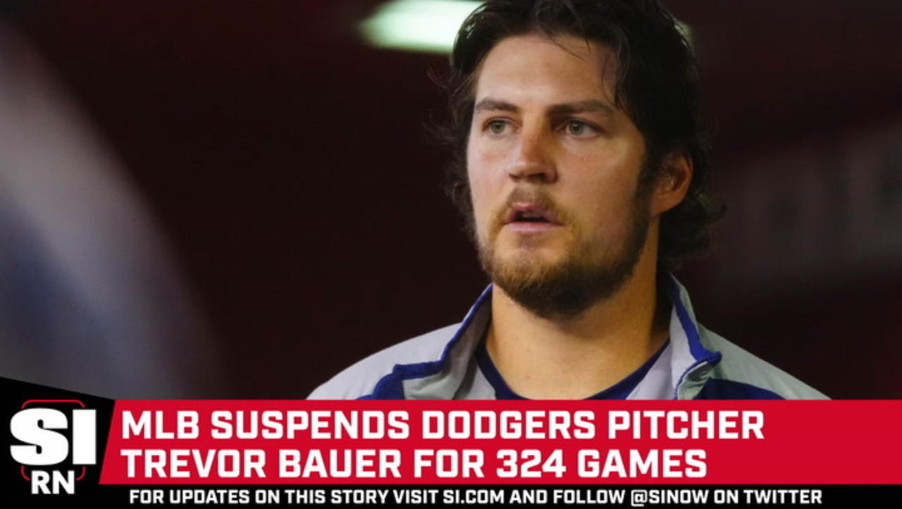MLB Suspends Dodgers Pitcher Trevor Bauer for 324 Games