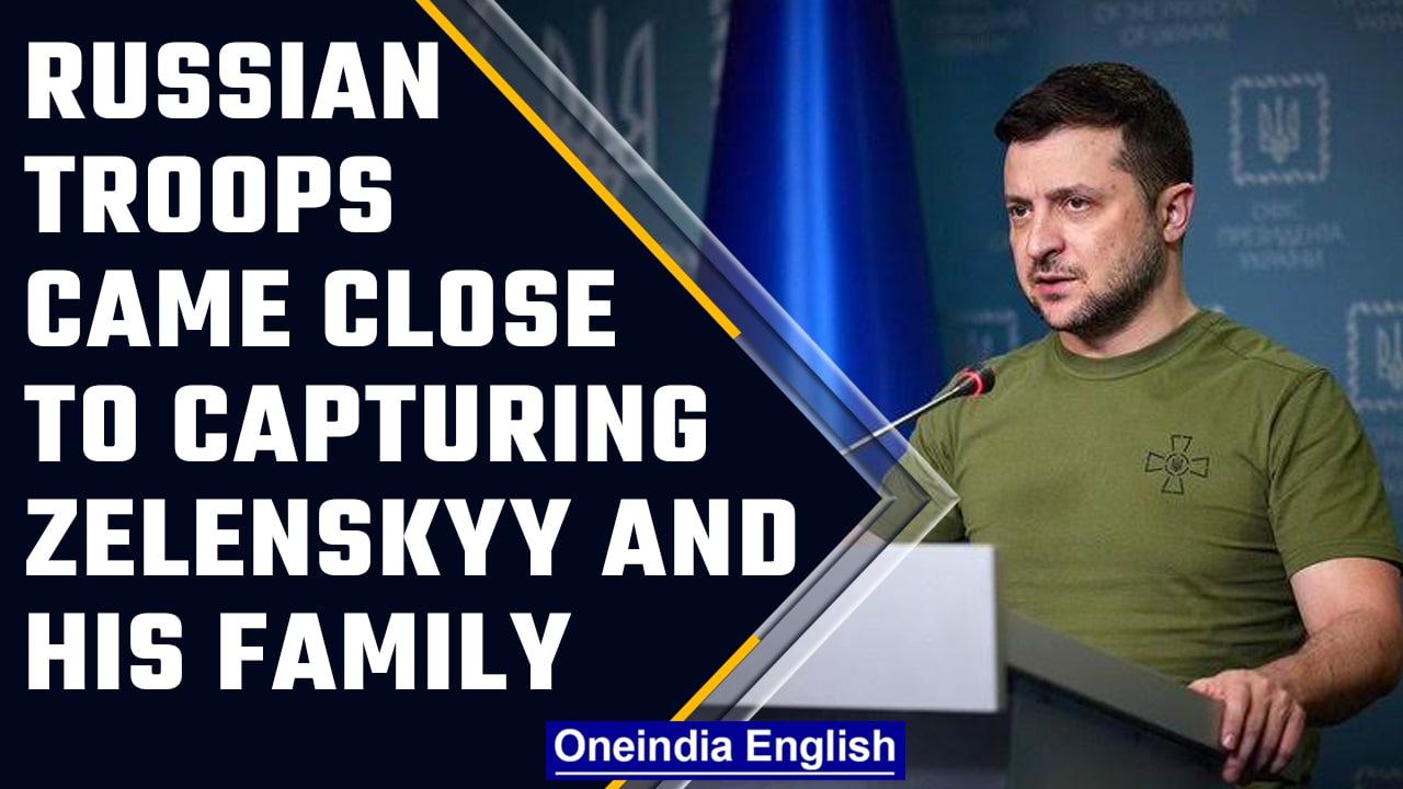 Zelenskyy says Russian troops came close to capturing him and his family | OneIndia News