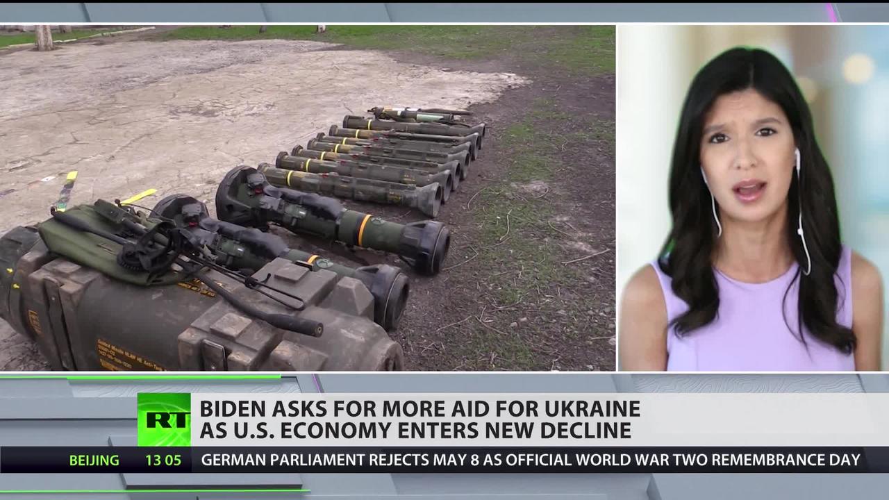 Biden calls for more aid for Ukraine with US economy in decline
