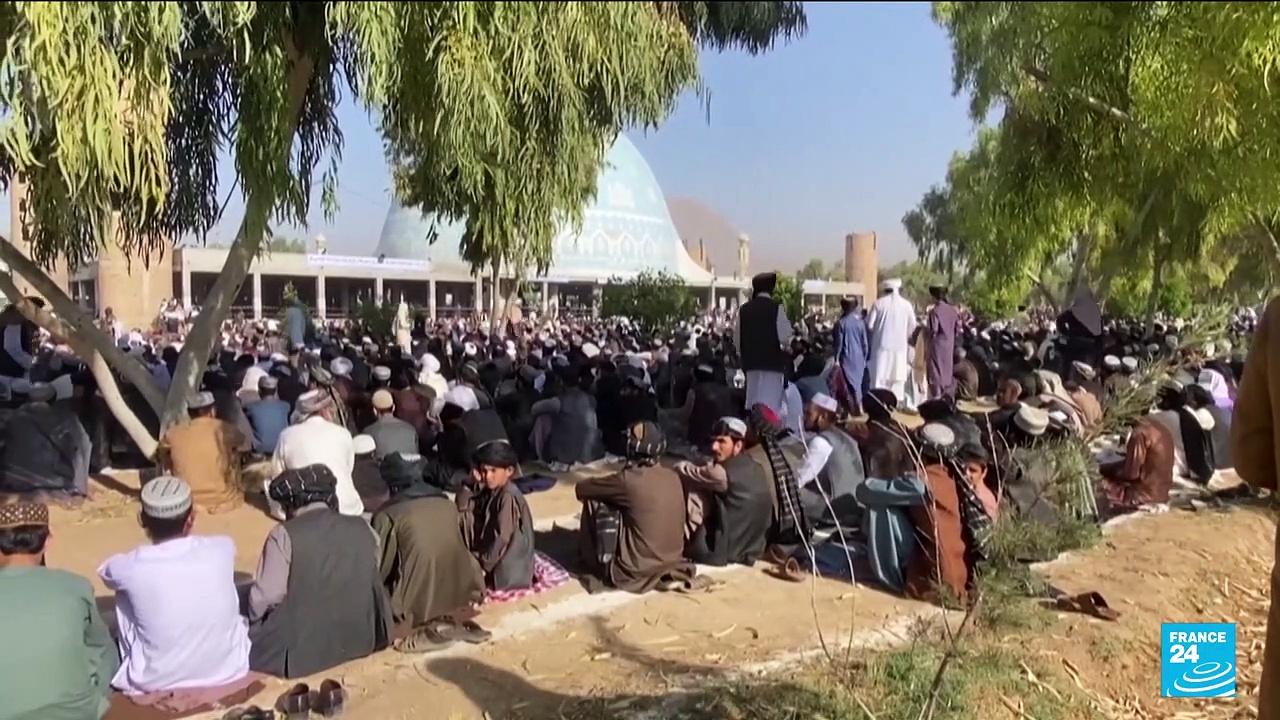 Afghanistan: Taliban leader hails 'security' in rare appearance to mark Eid