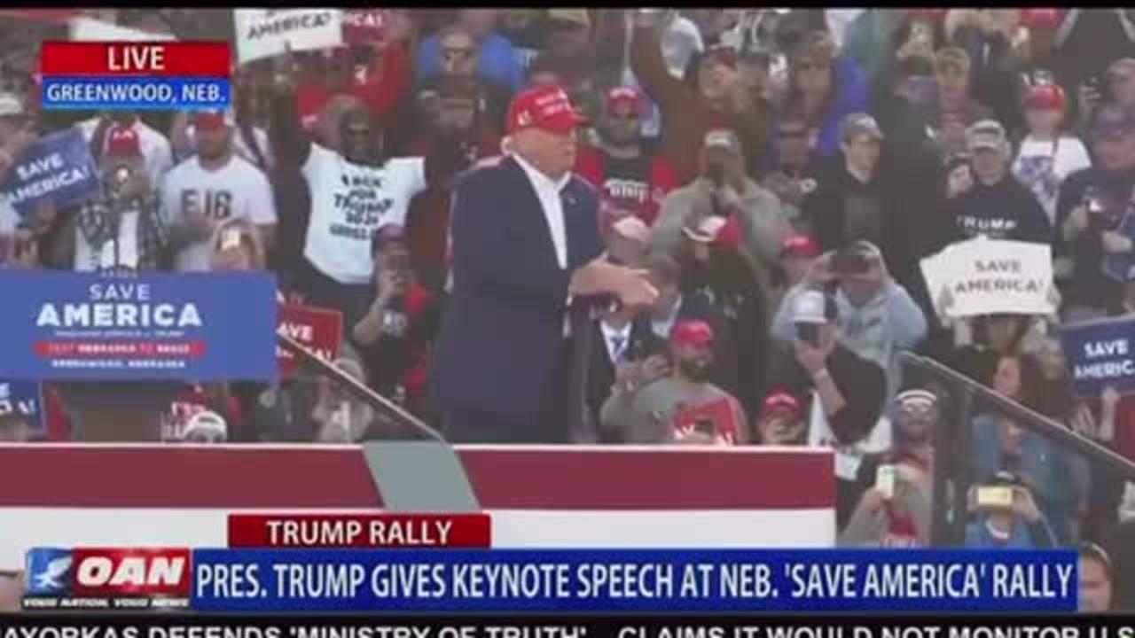President Trump Dance on the Greenwood, NE Rally
