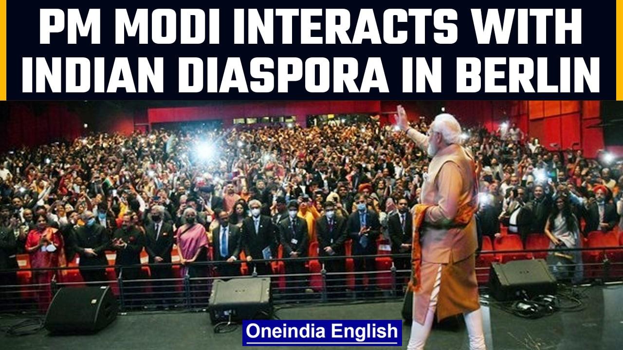 PM Modi to Indian Diaspora in Berlin, “3 decades of insanity ended by pressing button”|Oneindia News
