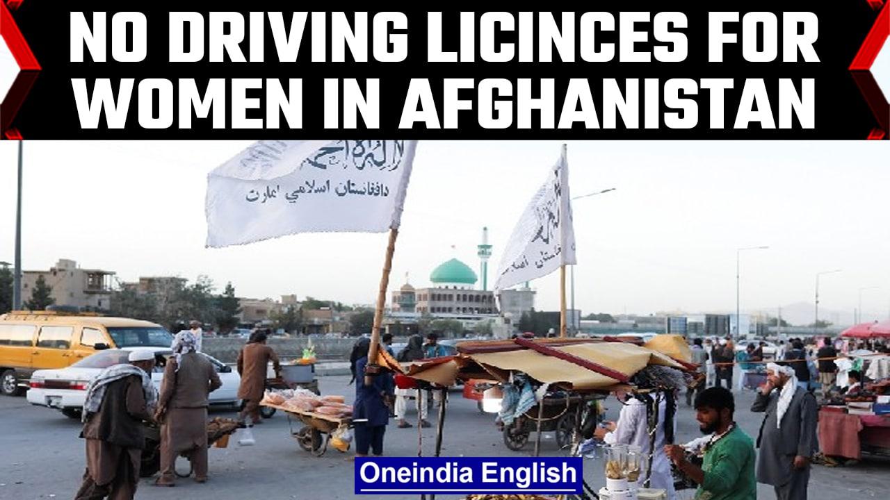 Taliban stops issuing driving licences to women in Afghanistan | OneIndia News