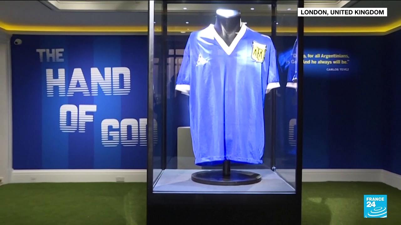 Maradona's 'hand of God' World Cup jersey auctioned for $9.3 million
