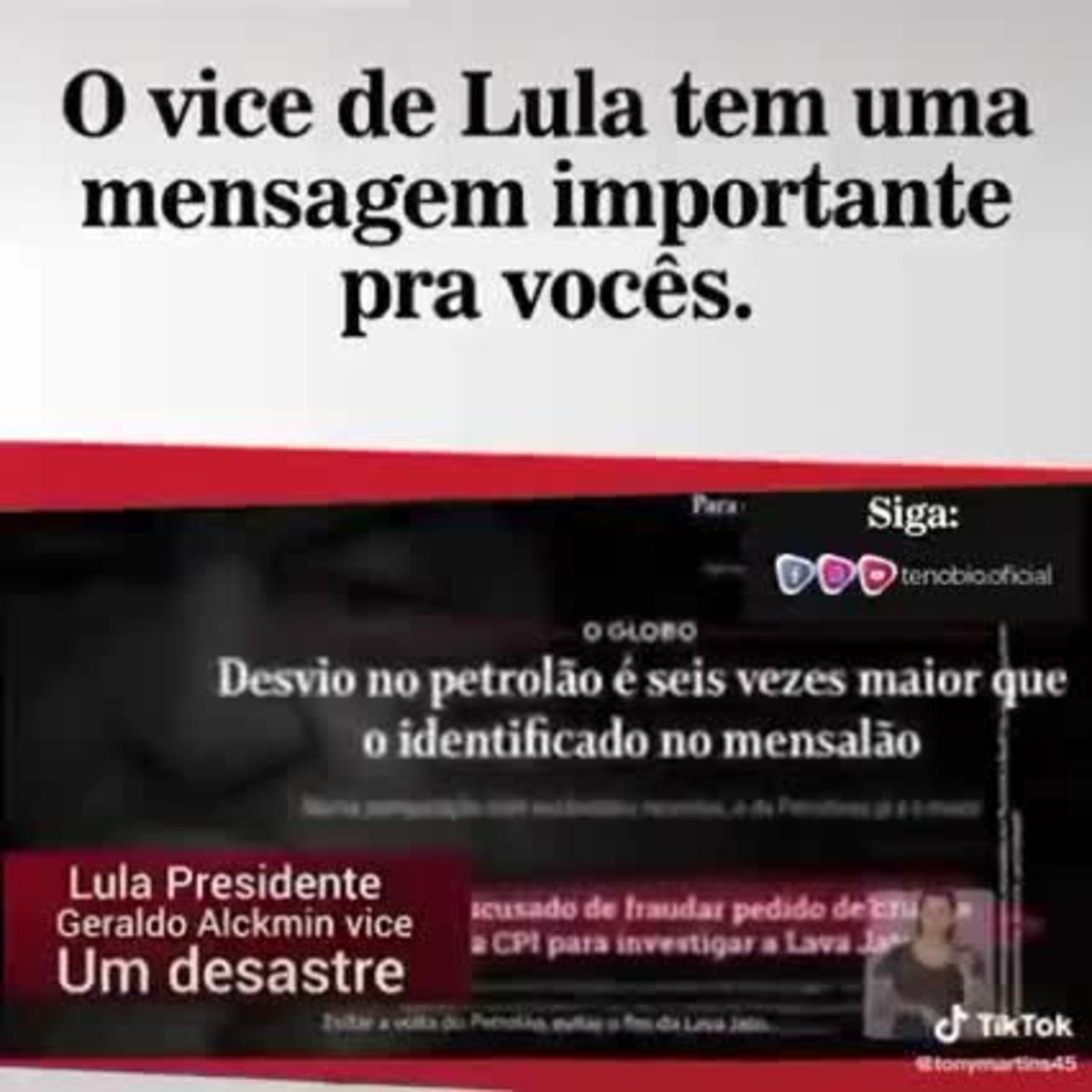 Recadinho de Alckmin sobre Lula #viral #brazil #conservadorismo #ptnao