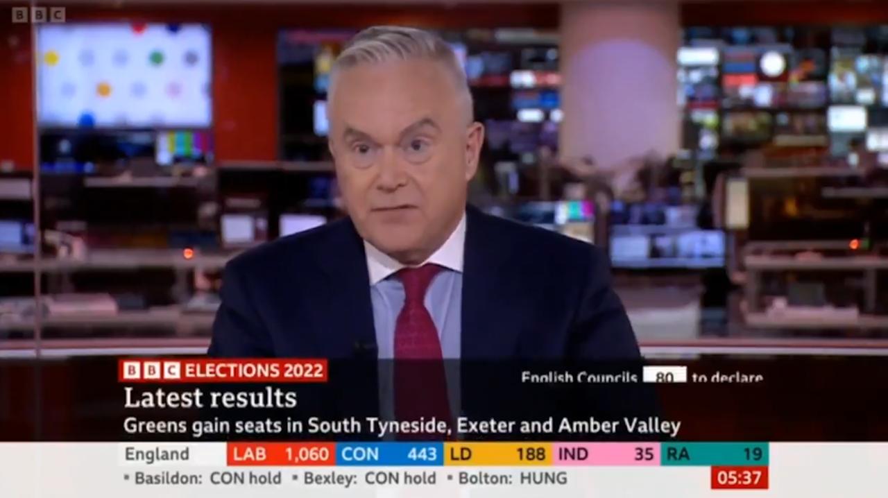 Huw Edwards admits to croissant break during election coverage