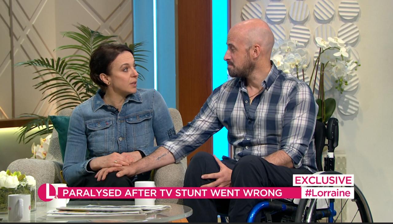 Jonathan Goodwin told Amanda Abbington she could leave him after accident