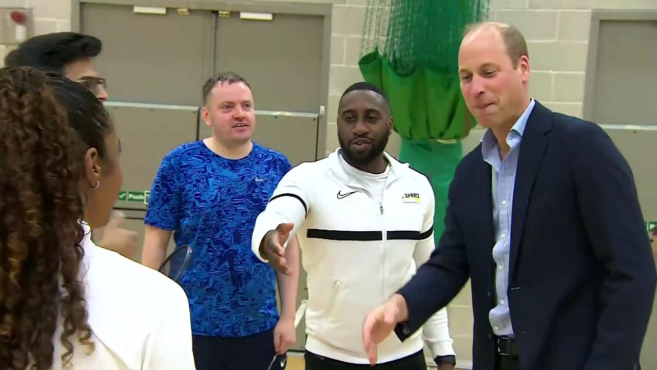 Prince William proves a smash hit on the badminton court