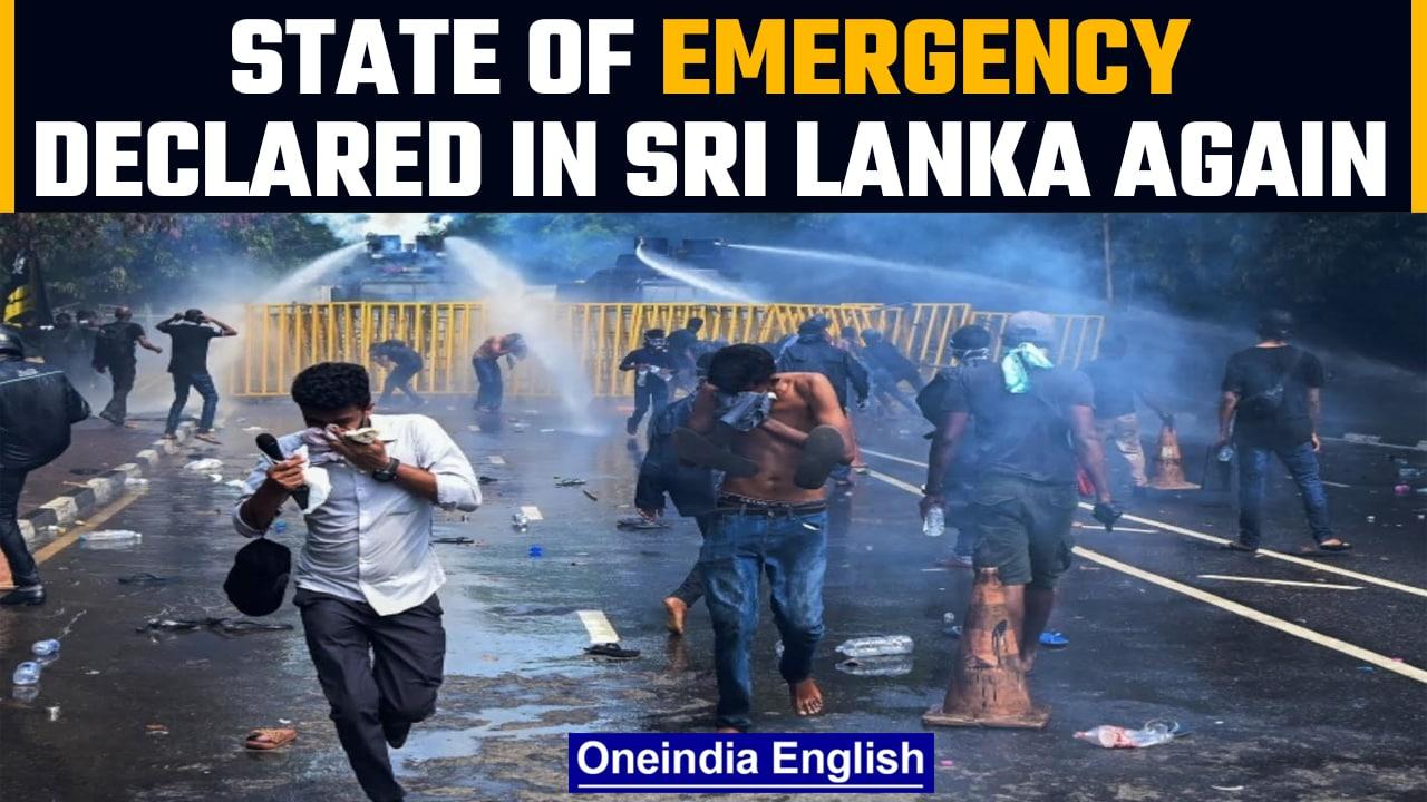 Gotabaya Rajapaksa declares state of emergency in Sri Lanka again amid protests | OneIndia News