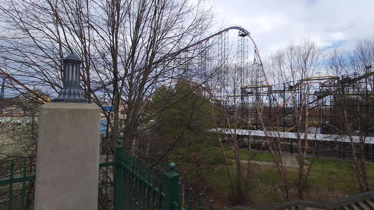Explore the DC Universe Section - Six Flags New England - April 2022