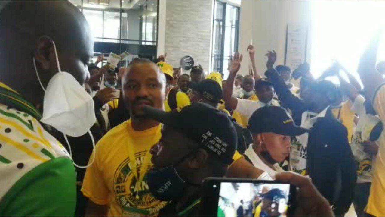 ANC EC: Chanting delegates