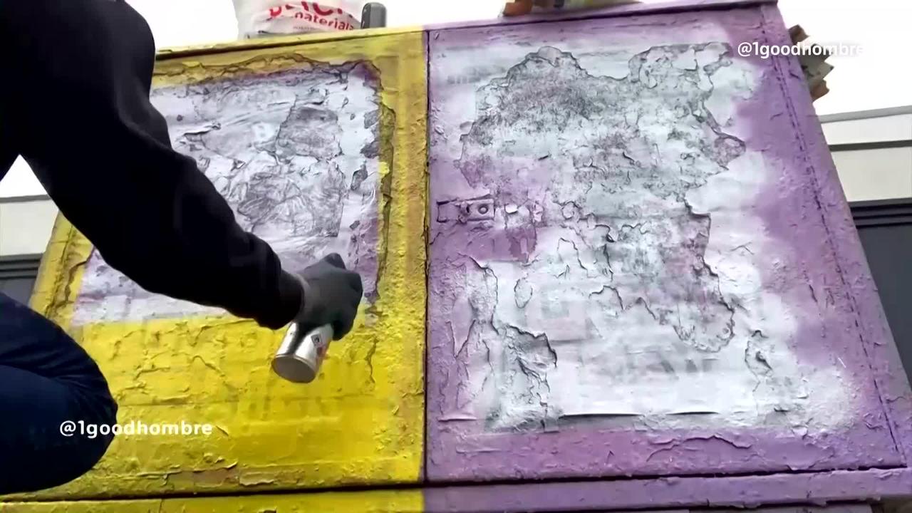 'Stop war,' street artists around the world plead