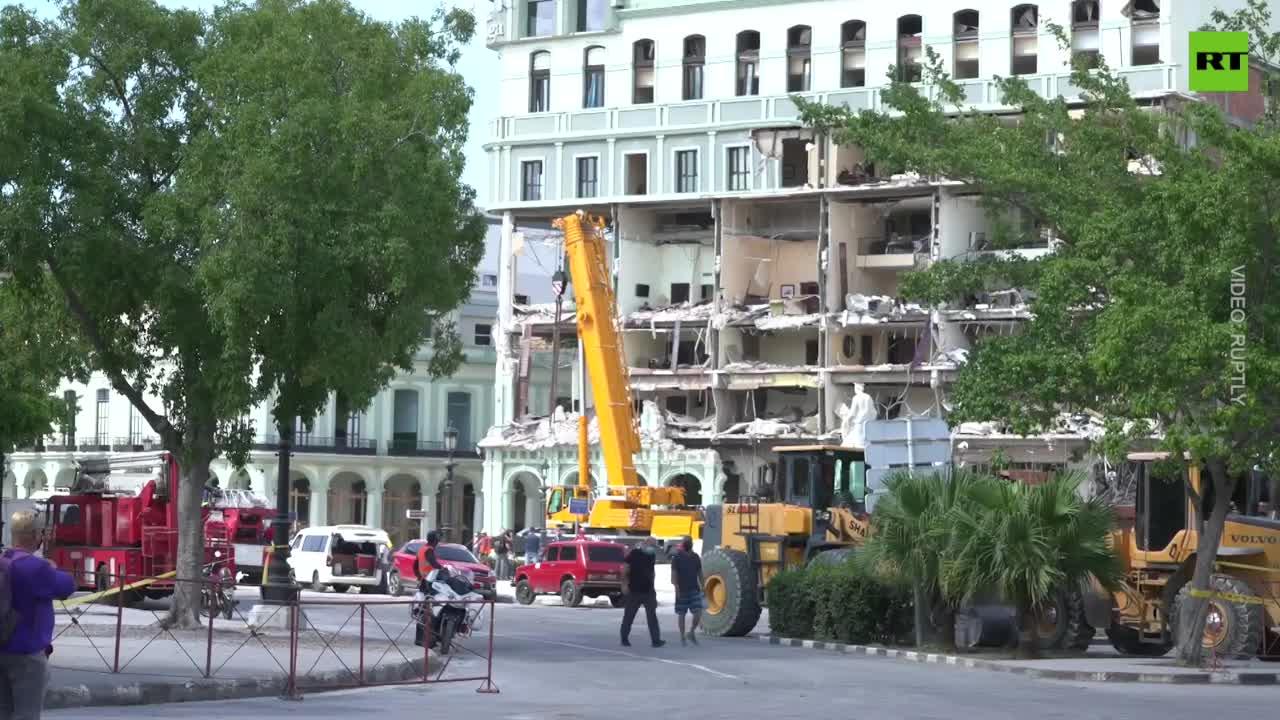 Reconstruction of Havana hotel underway after deadly blast