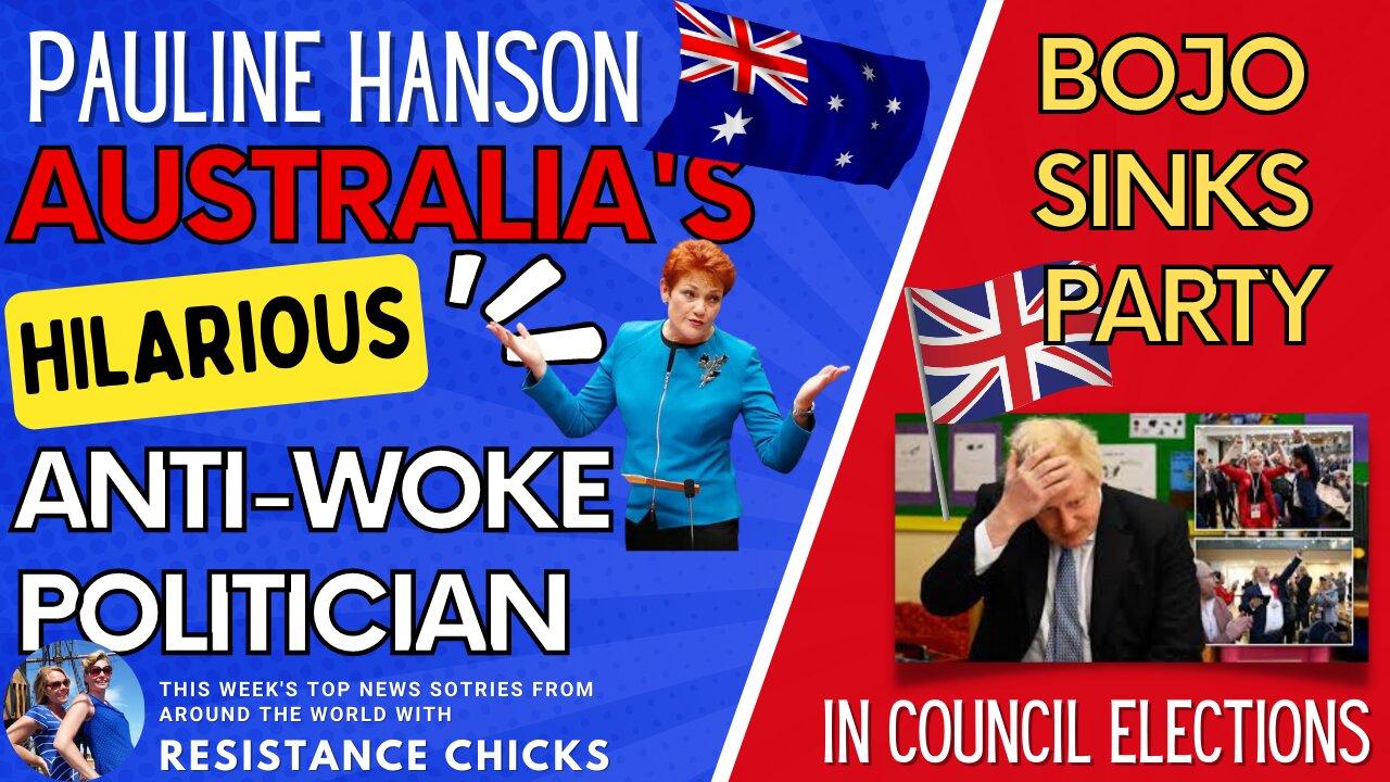 Pauline Hanson, Australia's Hilarious Anti-Woke Politian & BOJO Sinks Party in Council Election