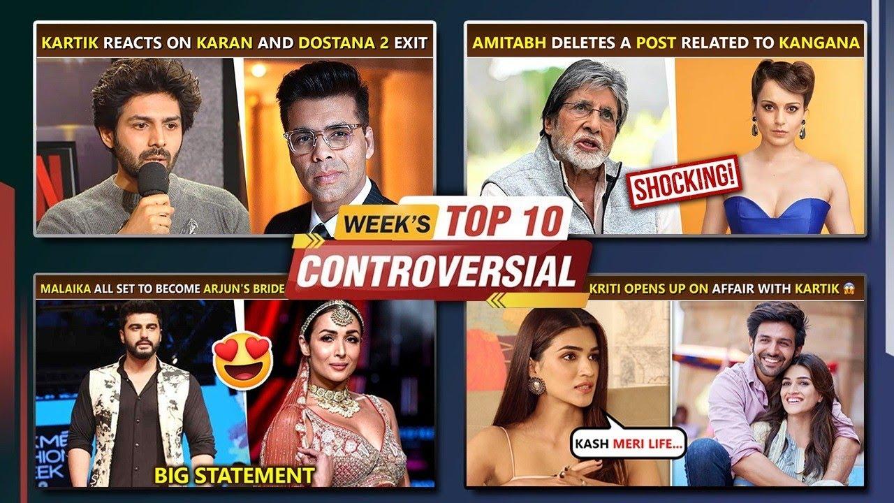 Kangana-Deepika Under One Roof, Kriti On Affair With Kartik, Malaika-Arjun's Marriage|Week's Top 10