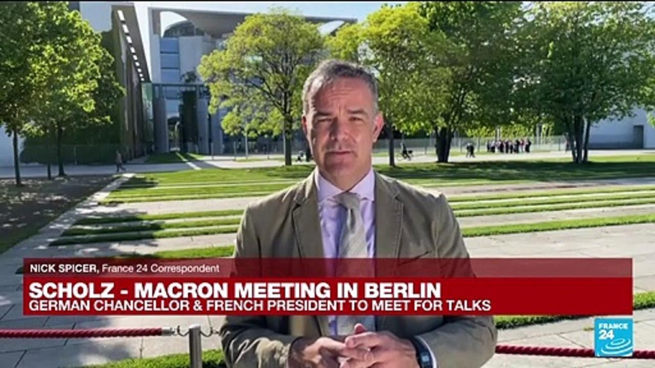 Europe Day: Macron meets Scholz in Berlin for first trip abroad since his inauguration