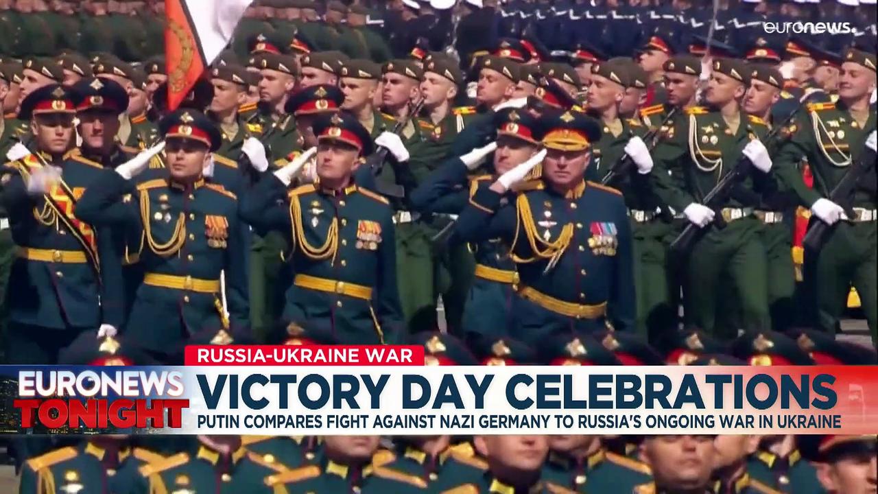 Russia Victory Day: Putin says West 'forced' Ukraine offensive as Moscow hosts huge military parade