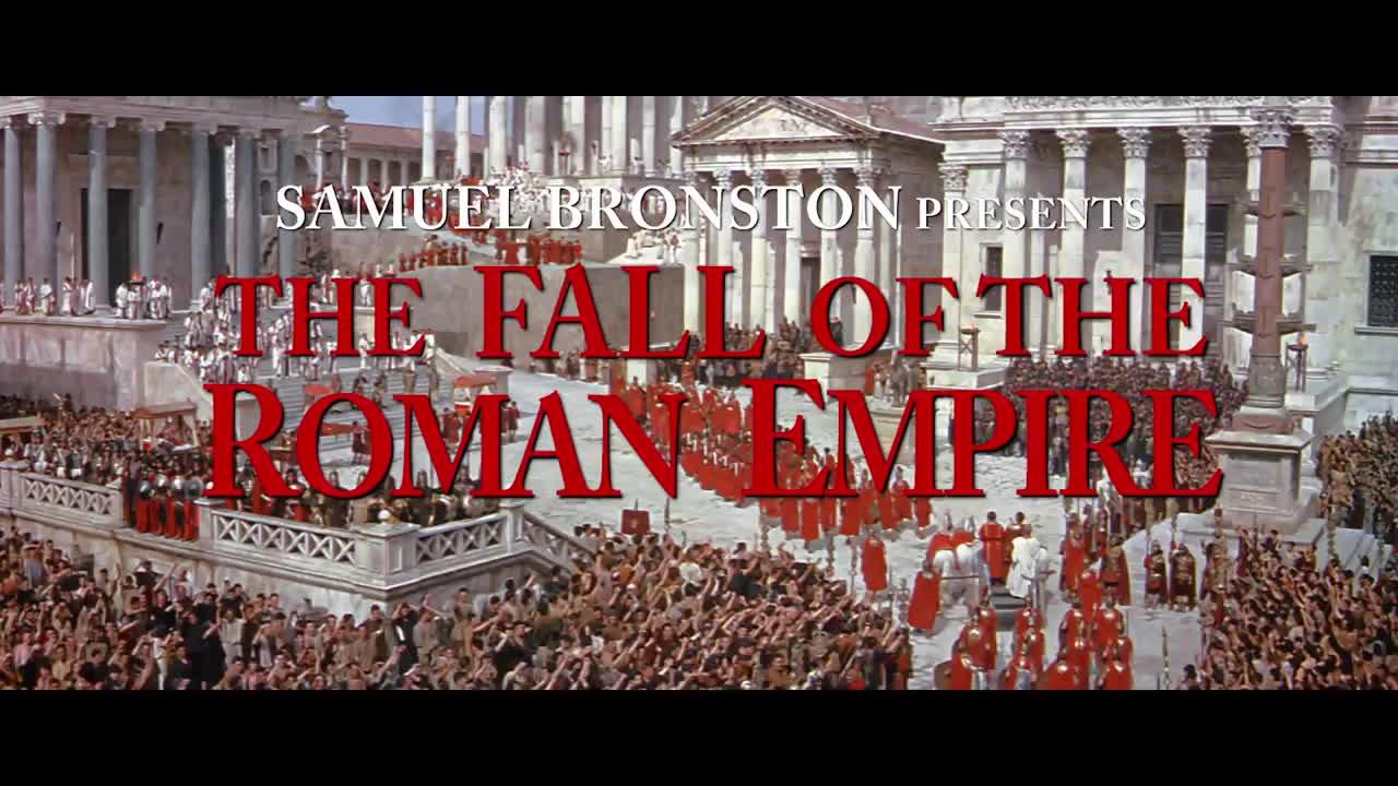 The Fall of the Roman Empire // 1964 American epic film trailer