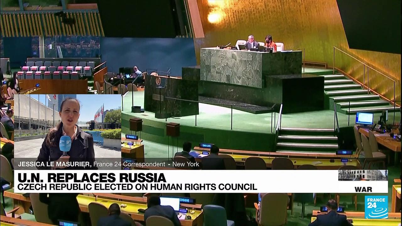 'Russia was suspended by the Human Rights Council on April 7th'