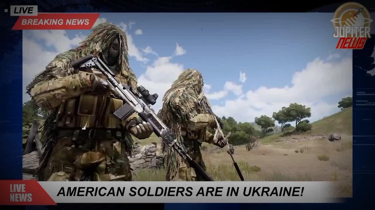 American army entry in Ukraine big news Russia  America ukrink very closely to war