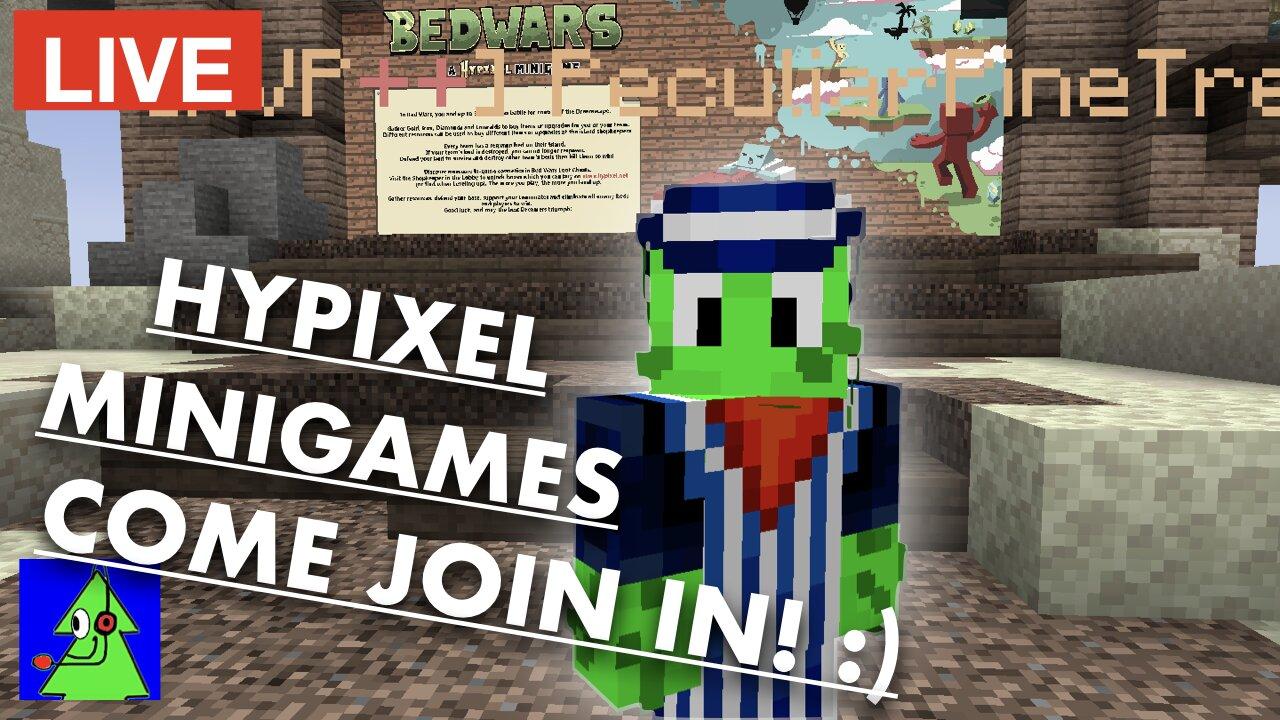 6:15pm ET | Hypixel Minigames With Viewers! Minecraft Live Stream on Rumble! (Rumble Exclusive)