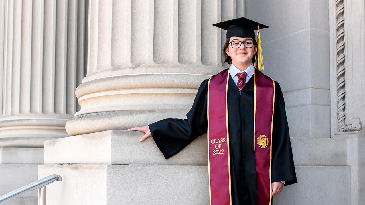 13-Year-Old Boy Is Set To Start Graduate School This Fall