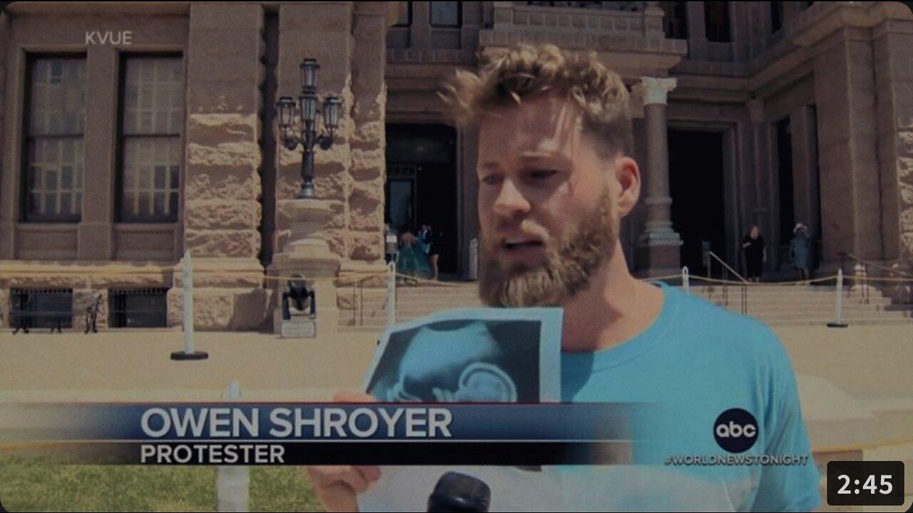 ABC World News Airs Interview With Owen Shroyer Making Pro Life Stand