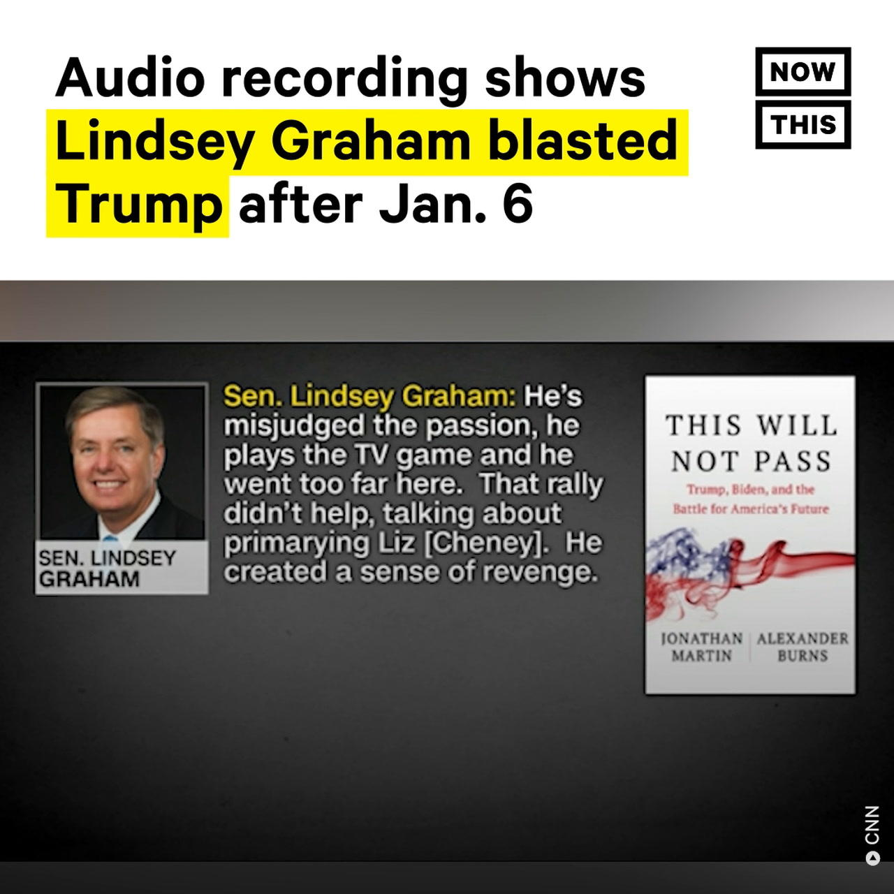 Lindsey Graham Slams Trump in Audio Recording After Jan 6