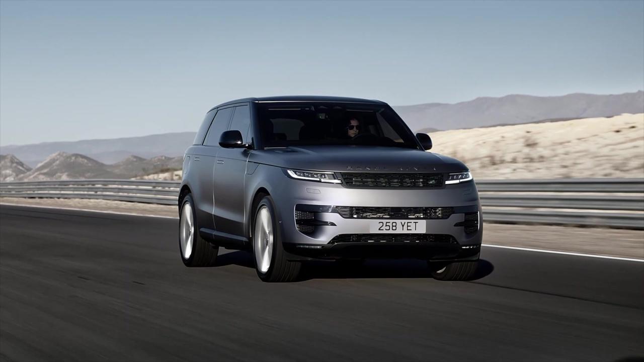 2023 Range Rover Sport in Grey On the Road