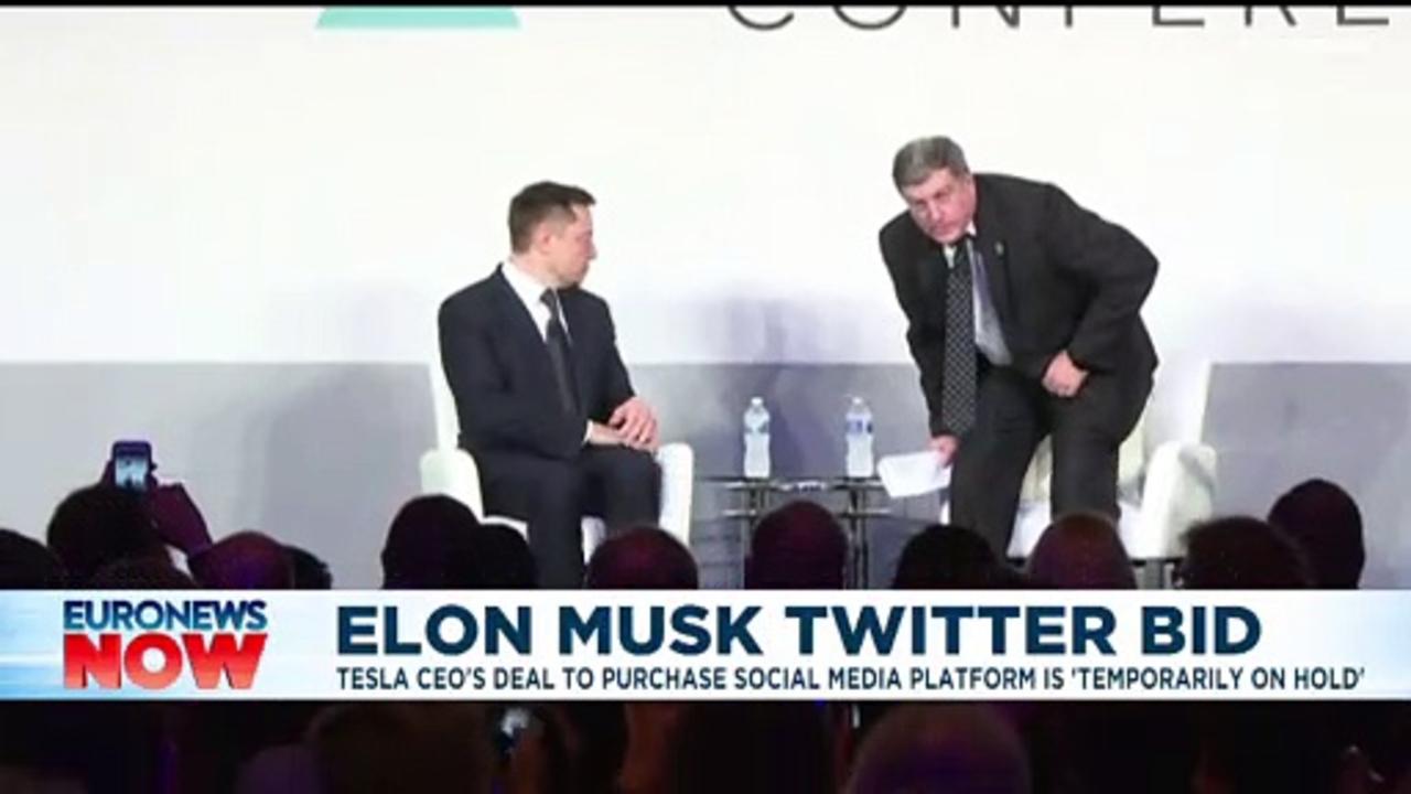 Elon Musk says his Twitter takeover bid is now on hold pending details on fake accounts