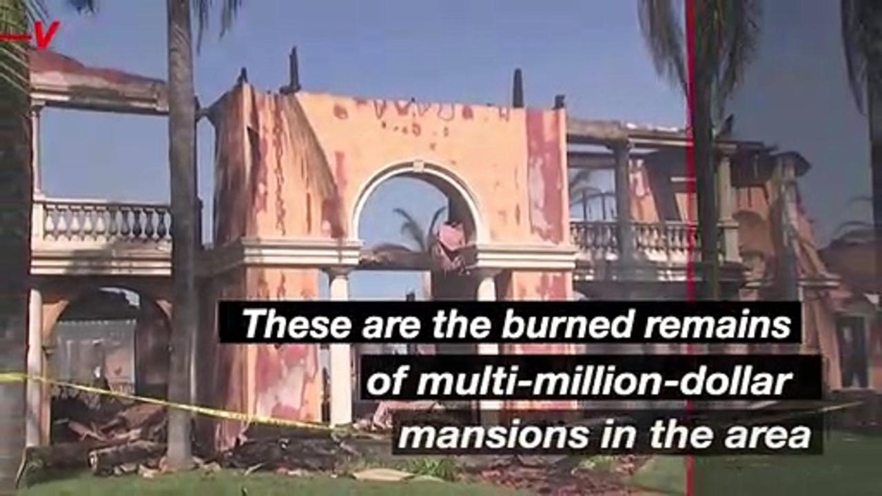 California Wildfire Torches Multi-Million-Dollar Mansions in Orange County